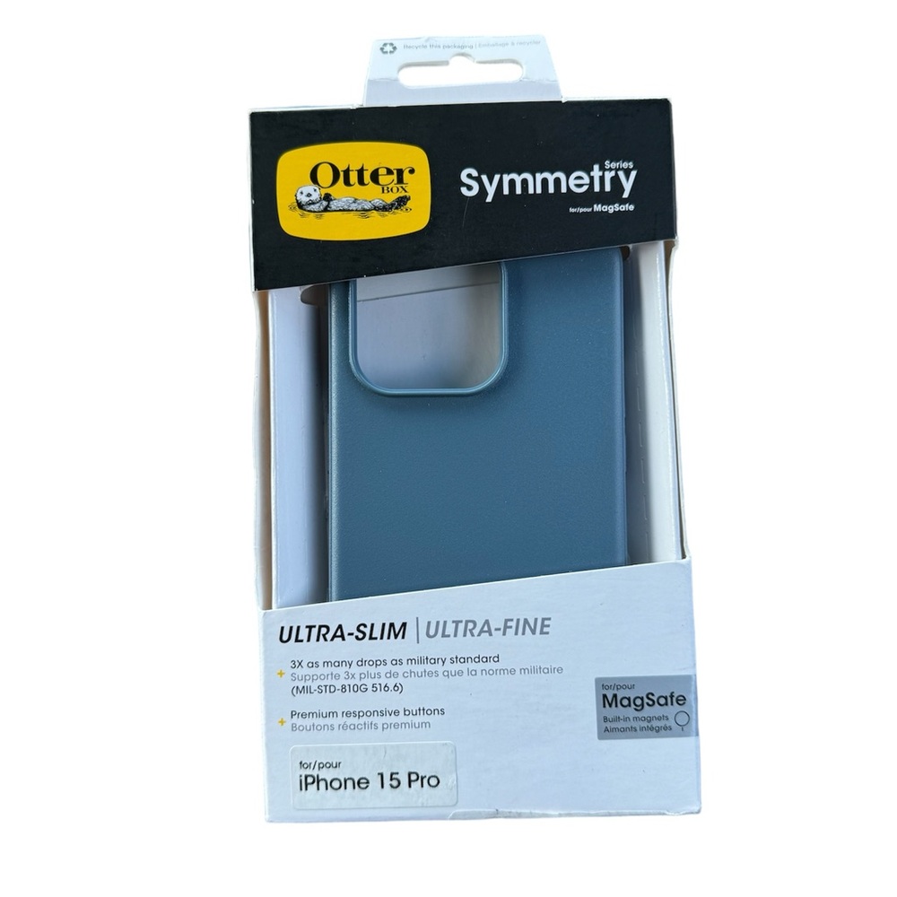 Otterbox Symmetry Series in Blue for iPhone 15 pro